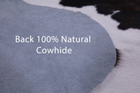 Thumbnail for Tricolor Natural Cowhide Rug - X-Large 7'0