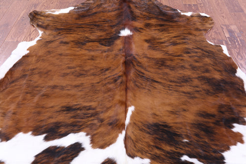 Brindle Natural Cowhide Rug - Large 6'9