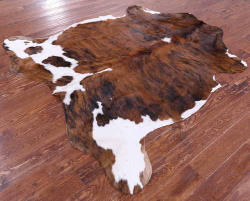 Brindle Natural Cowhide Rug - Large 6'9
