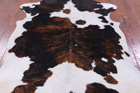 Thumbnail for Brindle Tricolor Natural Cowhide Rug - X-Large 7'5