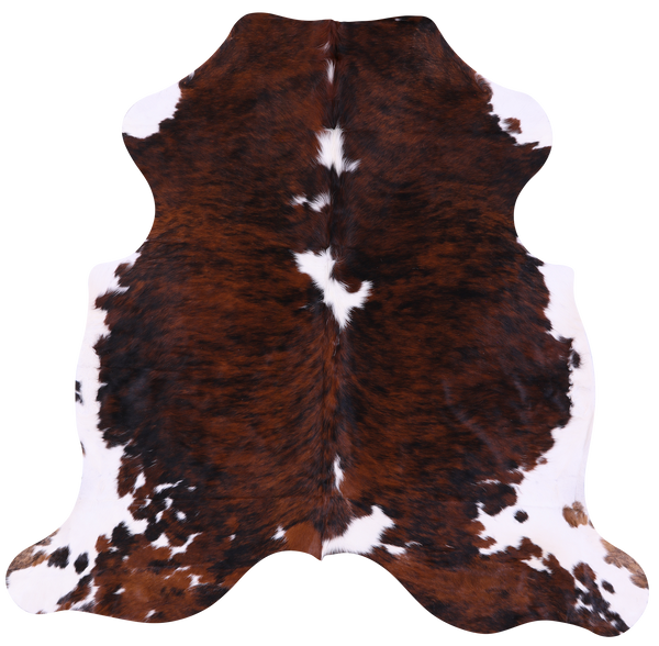 Brindle Natural Cowhide Rug - Medium 6'2"H x 6'4"W