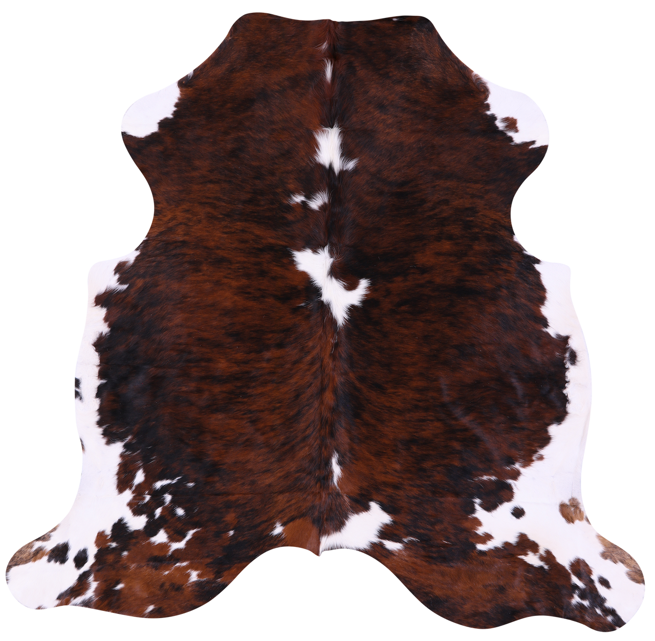 Brindle Natural Cowhide Rug - Medium 6'2"H x 6'4"W