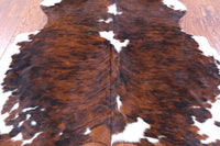 Thumbnail for Brindle Natural Cowhide Rug - Medium 6'2