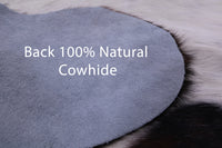 Thumbnail for Tricolor Natural Cowhide Rug - Large 6'7