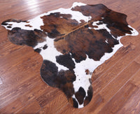 Thumbnail for Tricolor Natural Cowhide Rug - X-Large 7'2