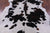 Tricolor Natural Cowhide Rug - Large 6'9"H x 6'2"W