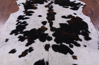 Thumbnail for Tricolor Natural Cowhide Rug - Large 6'9