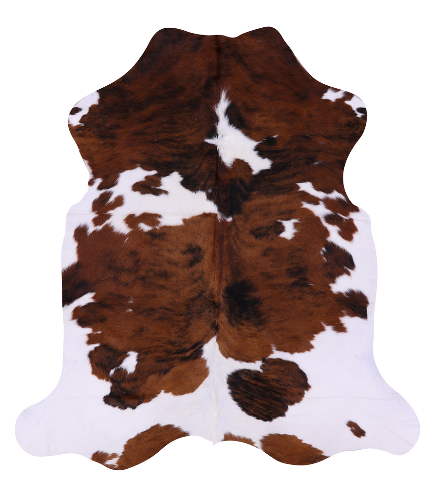 Tricolor Natural Cowhide Rug - X-Large 7'0"H x 6'4"W