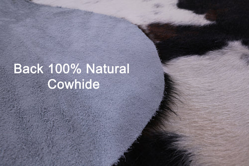 Tricolor Natural Cowhide Rug - X-Large 7' 4