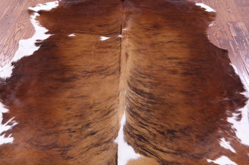 Brindle Natural Cowhide Rug - Large 6' 4