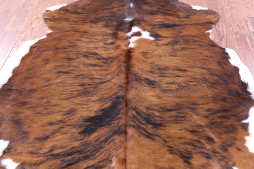 Brindle Natural Cowhide Rug - Medium 5' 10