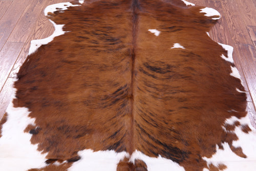 Brindle Natural Cowhide Rug - Large 6' 7