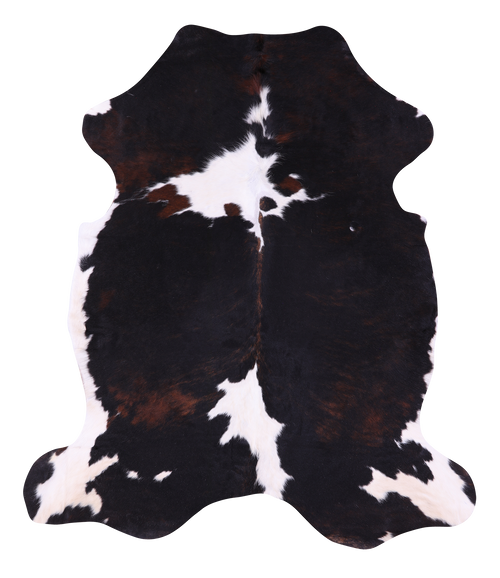 Tricolor Natural Cowhide Rug - Large 6' 8