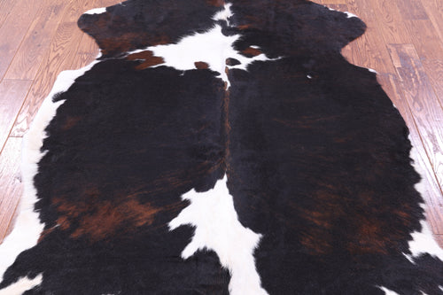 Tricolor Natural Cowhide Rug - Large 6' 8
