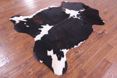Tricolor Natural Cowhide Rug - Large 6' 8