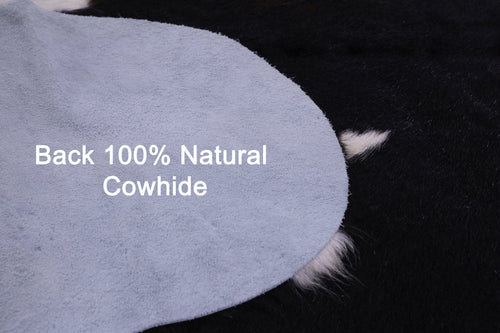 Tricolor Natural Cowhide Rug - Large 6' 8