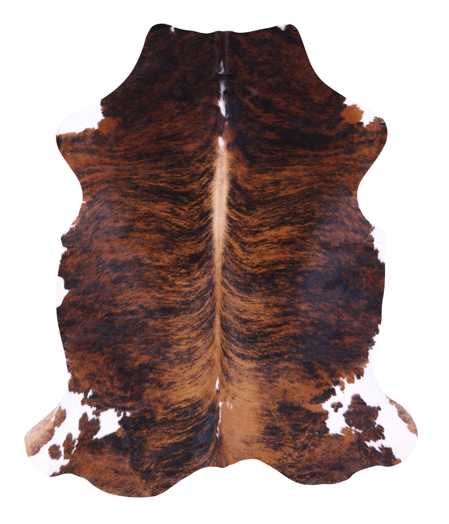 Brindle Natural Cowhide Rug - X-Large 7' 4"H x 6' 1"W