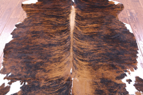 Brindle Natural Cowhide Rug - X-Large 7' 4
