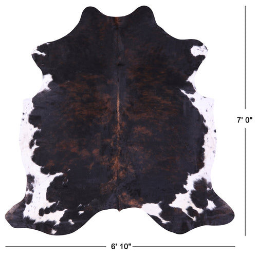 Tricolor Natural Cowhide Rug - X-Large 7' 0