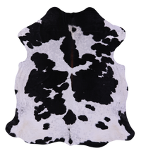Thumbnail for Black & White Natural Cowhide Rug - X-Large 7' 7