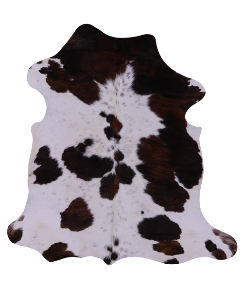 Tricolor Natural Cowhide Rug - Medium 6' 0