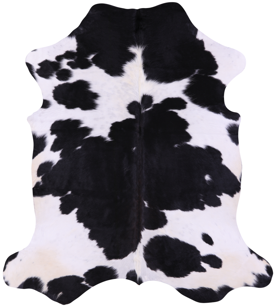 Black & White Natural Cowhide Rug