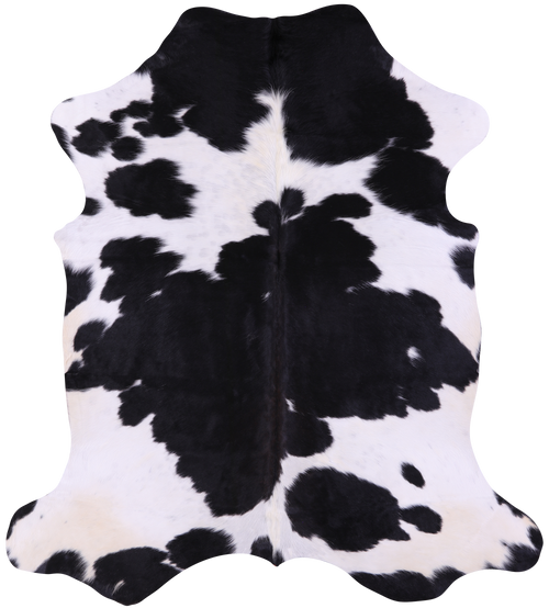 Black & White Natural Cowhide Rug