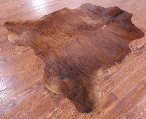 Brown Natural Cowhide Rug - X-Large 7'2