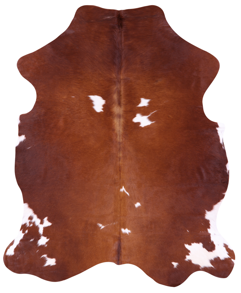 Brown Natural Cowhide Rug - Large 6'6"H x 5'3"W