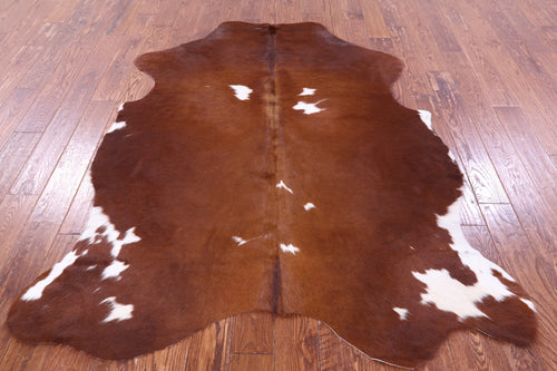 Brown Natural Cowhide Rug - Large 6'6
