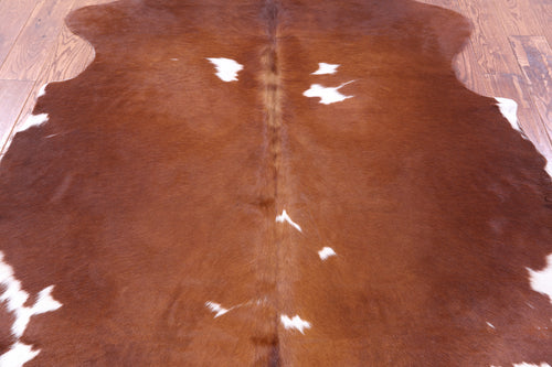Brown Natural Cowhide Rug - Large 6'6