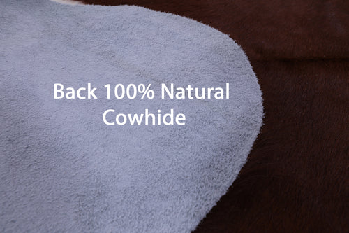 Brown Natural Cowhide Rug - Large 6'6