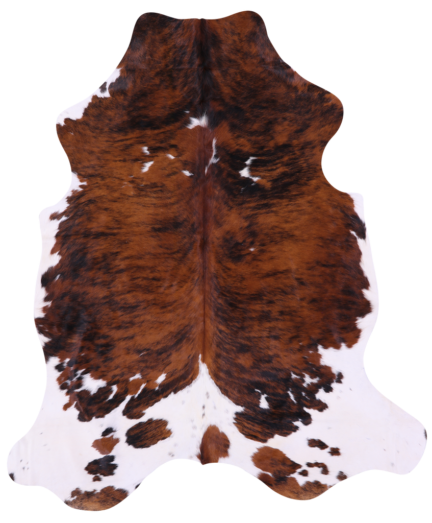 Brindle Natural Cowhide Rug - X-Large 7'3"H x 6'2"W