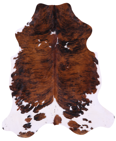 Brindle Natural Cowhide Rug - X-Large 7'3"H x 6'2"W