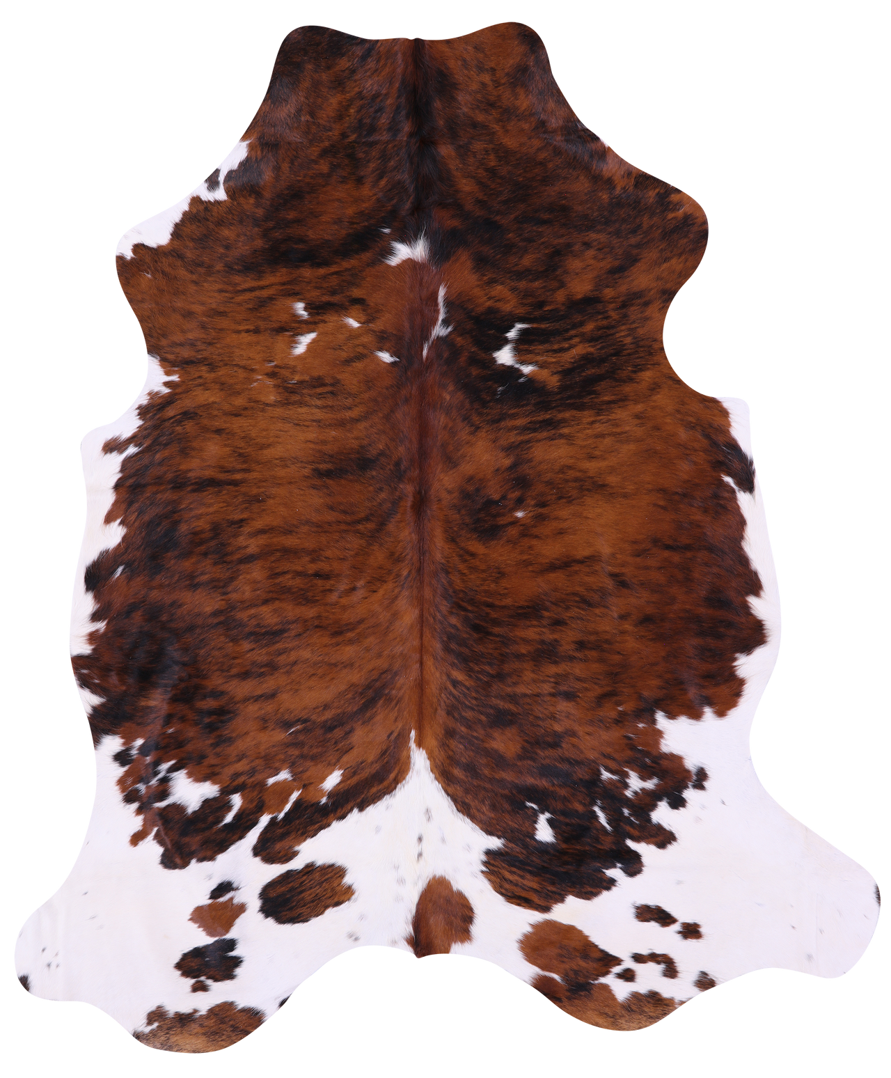 Brindle Natural Cowhide Rug - X-Large 7'3"H x 6'2"W