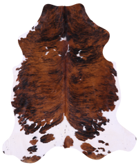 Thumbnail for Brindle Natural Cowhide Rug - X-Large 7'3