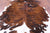 Brindle Natural Cowhide Rug - X-Large 7'3"H x 6'2"W