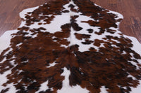 Thumbnail for Tricolor Natural Cowhide Rug - Large 6'6