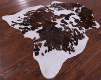 Thumbnail for Tricolor Natural Cowhide Rug - Large 6'6