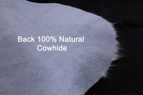 Dark Brindle Natural Cowhide Rug - Medium 6' 2