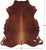 Brown Natural Cowhide Rug - X-Large 7'2"H x 6'4"W