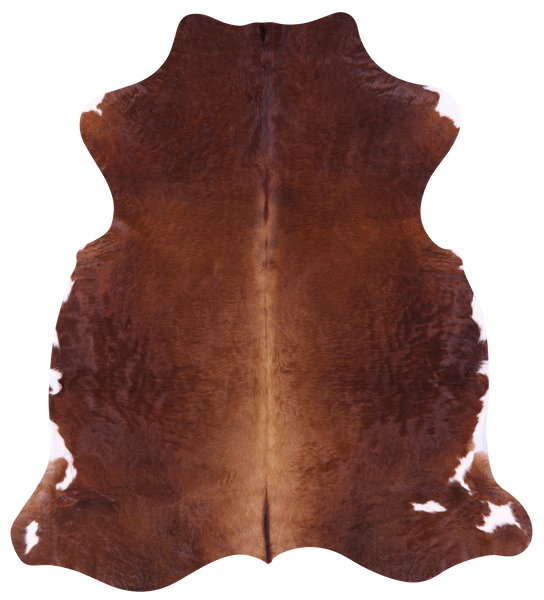 Brown Natural Cowhide Rug - X-Large 7'2"H x 6'4"W