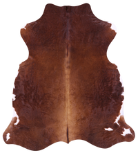 Thumbnail for Brown Natural Cowhide Rug - X-Large 7'2