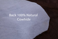 Thumbnail for Brown Natural Cowhide Rug - X-Large 7'2