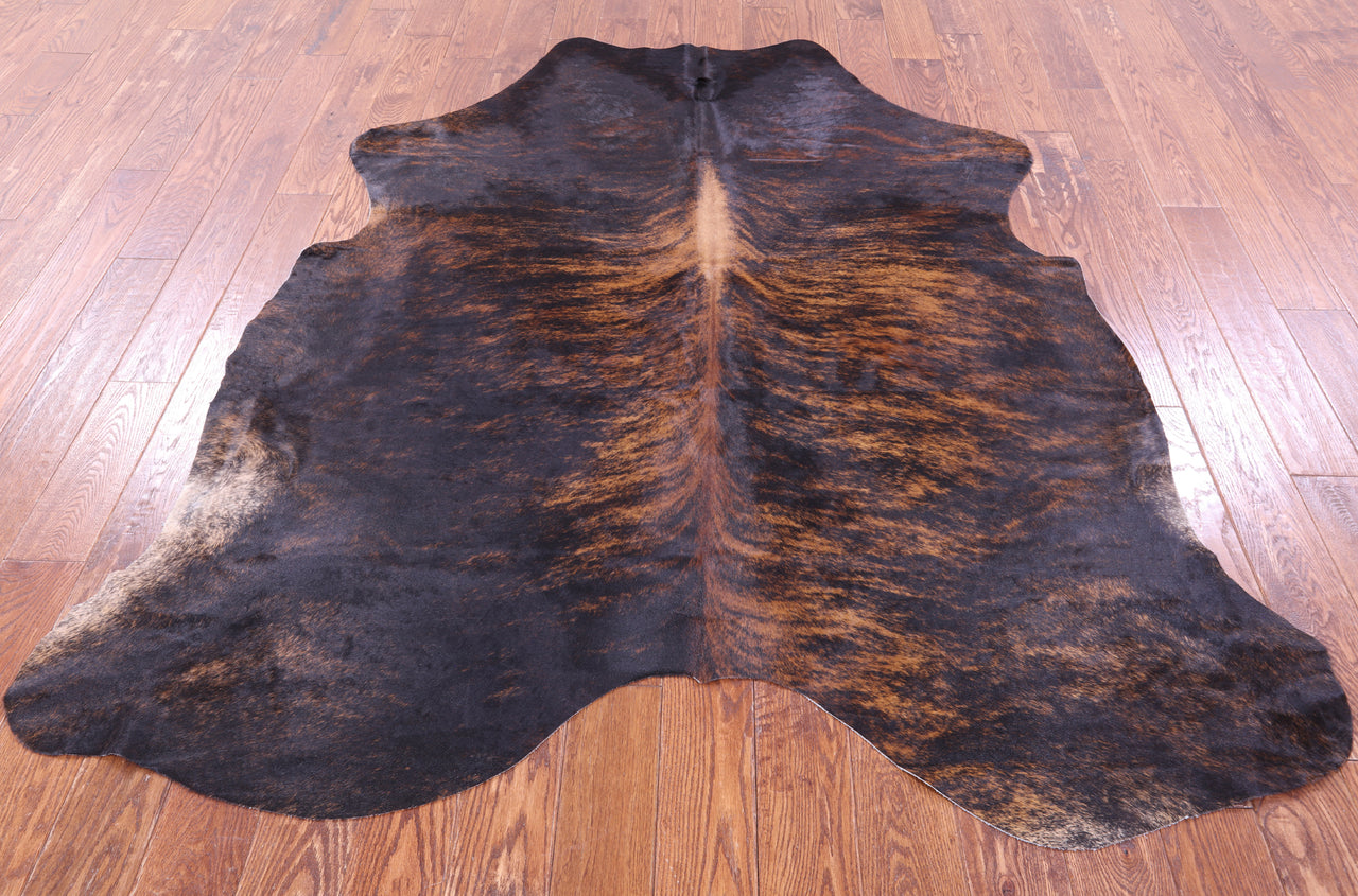 Brindle Natural Cowhide Rug - X-Large 7'0"H x 6'0"W