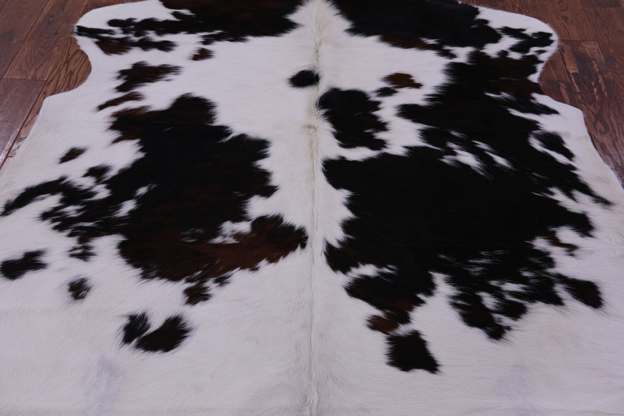 Tricolor Natural Cowhide Rug - Large 6'6"H x 6'3"W