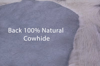 Thumbnail for Tricolor Natural Cowhide Rug - Large 6'6