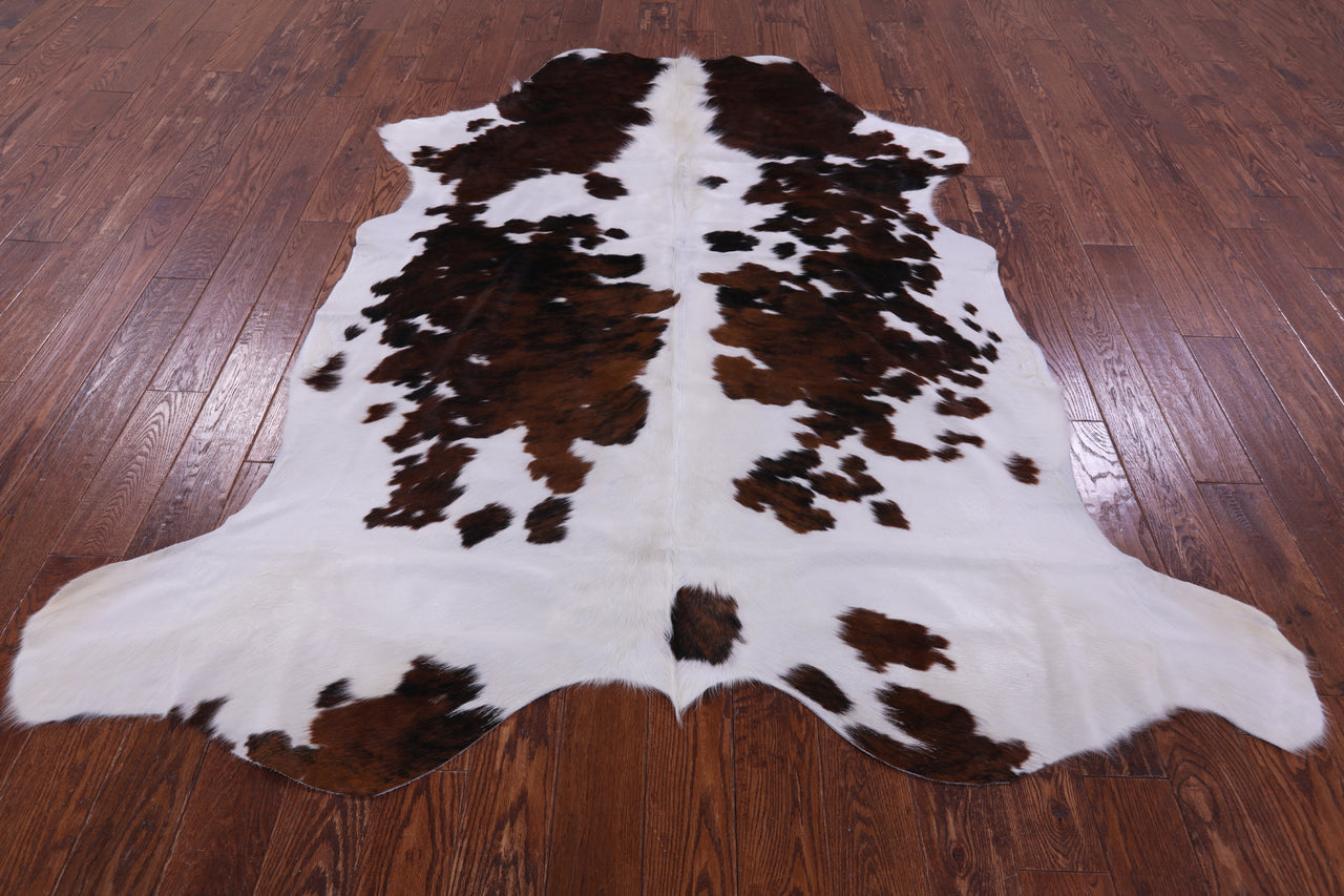 Tricolor Natural Cowhide Rug - X-Large 7'7"H x 6'8"W