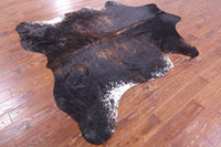 Thumbnail for Brindle Salt & Pepper Natural Cowhide Rug - X-Large 7'7