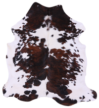 Thumbnail for Tricolor Natural Cowhide Rug - Large 6'10